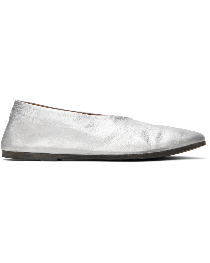 Marsèll Silver Coltellaccio Ballerina Flats 61l