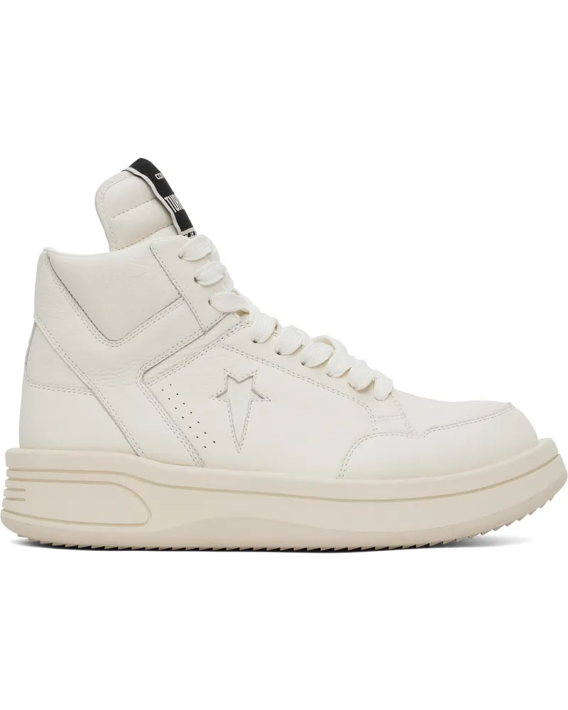 DRKSHDW by Rick Owens White Converse Edition TURBOWPN Sneakers 0101