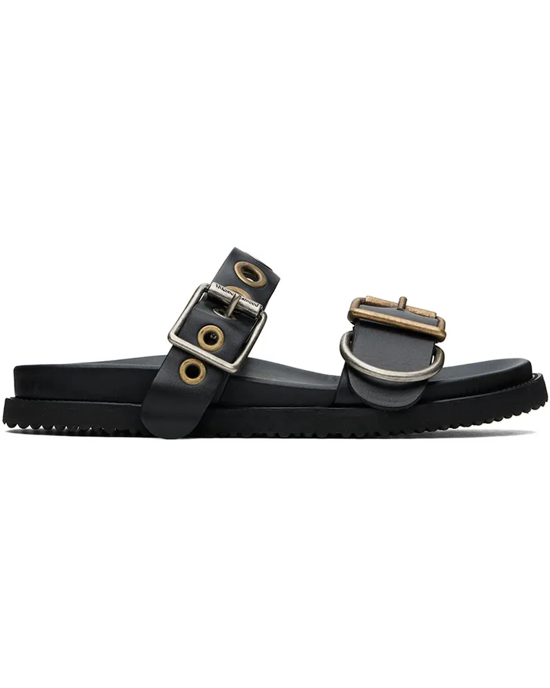 Vivienne Westwood Black Alex Stud Sandals Black