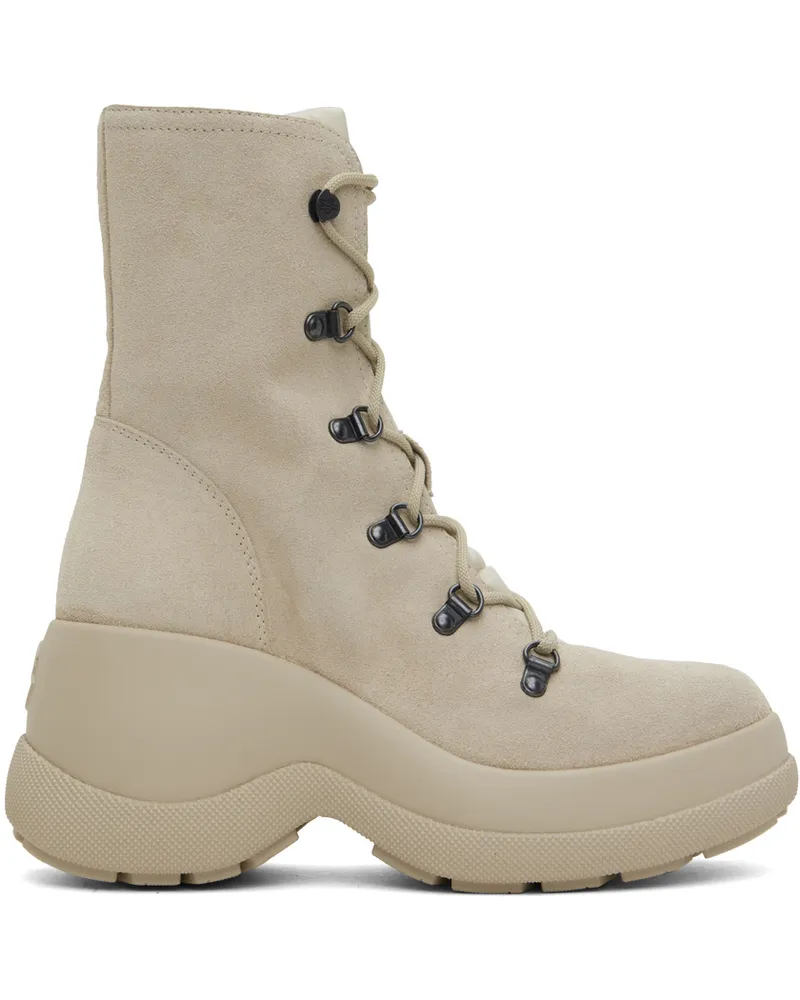 Moncler Beige Resile Trek Boots 20f