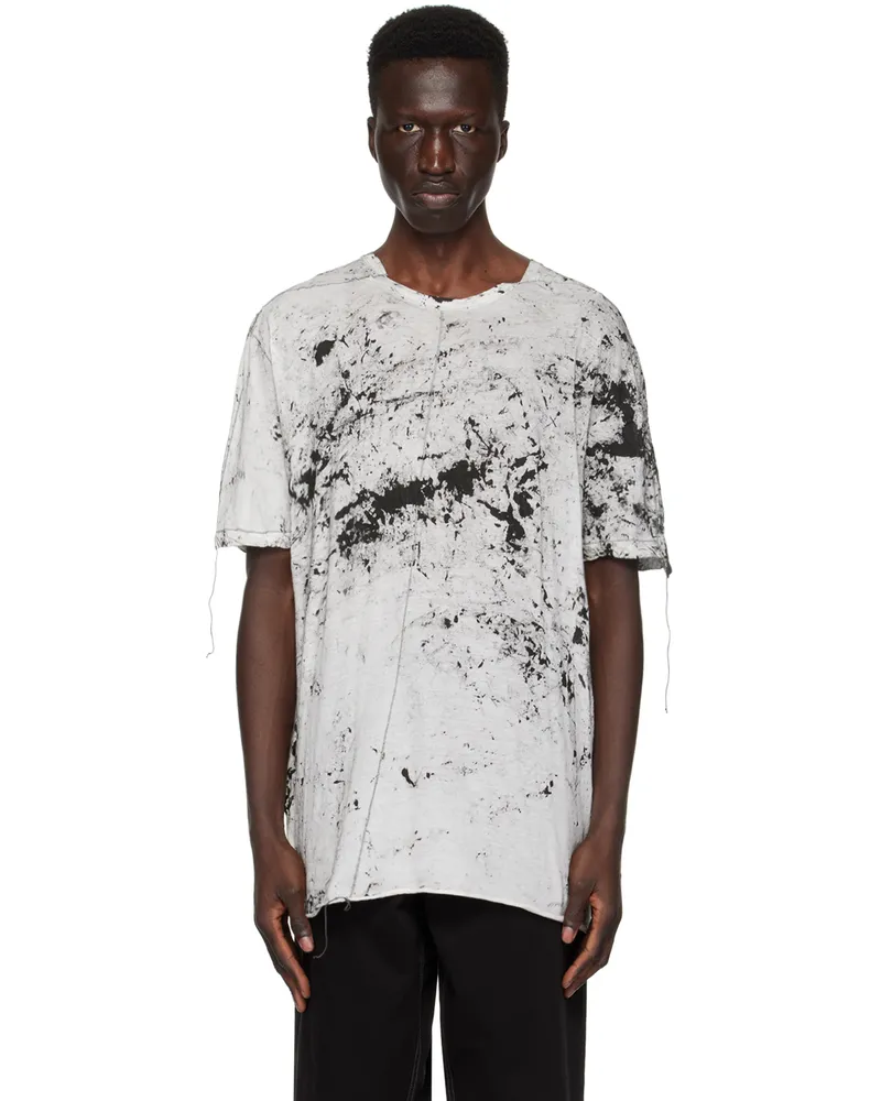 NICOLAS ANDREAS TARALIS White Graphic T-Shirt 8
