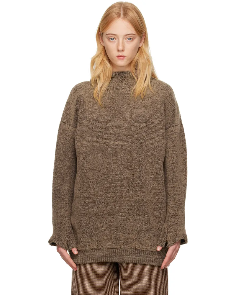 Isa Boulder Brown Towel Hoodie Soil