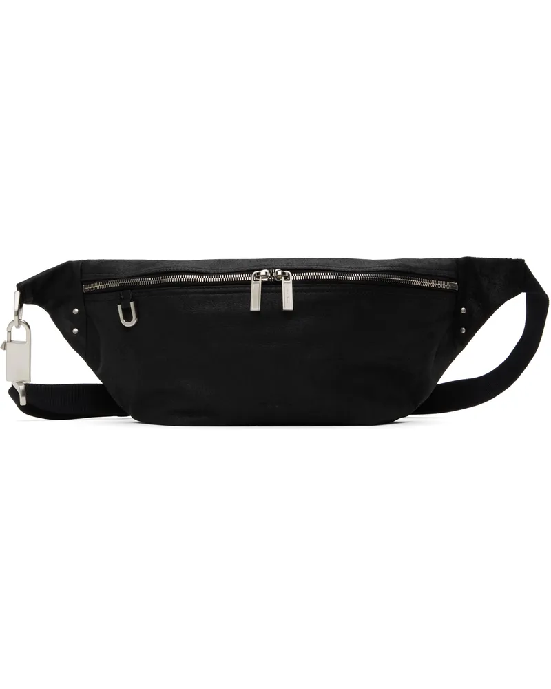 Rick Owens Black Hollywood Bumbag Pouch 09