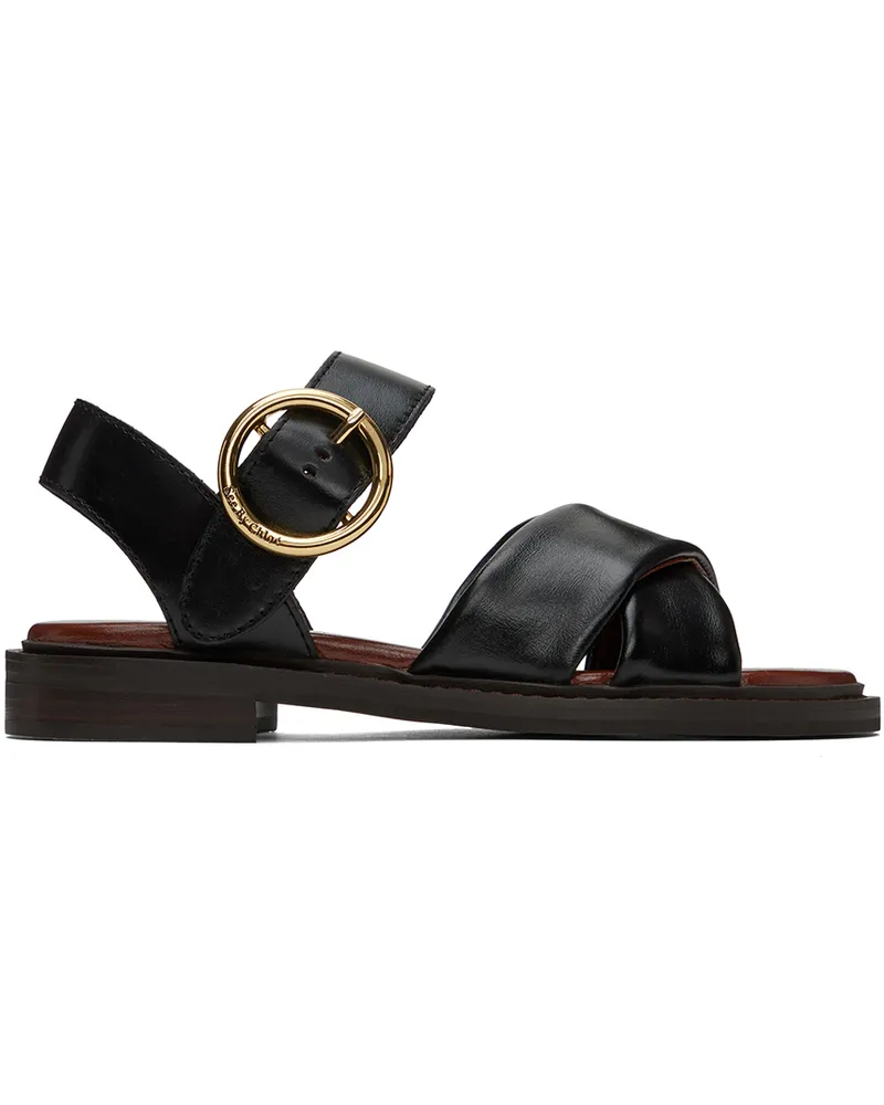 See by Chloé Black Lyna Sandals 999