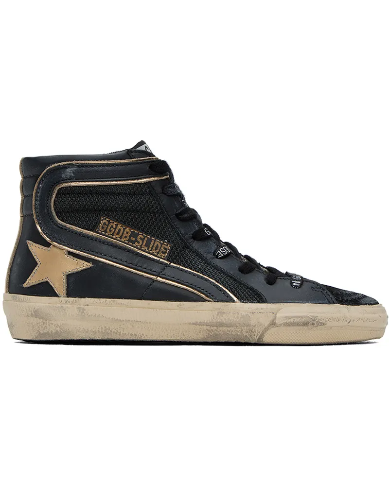 Golden Goose SSENSE Exclusive Black Slide Sneakers Black