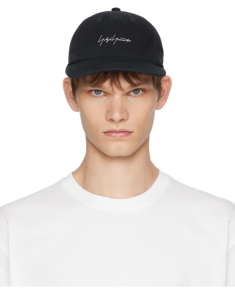 Yohji Yamamoto Black Y-3 KURO Dad Cap Black