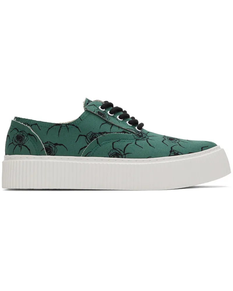 Undercover Green Rose Sneakers Green