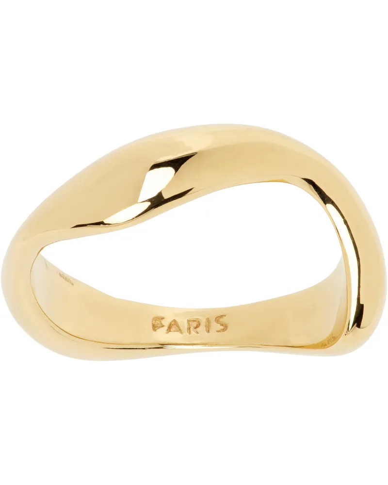 FARIS Gold River Ring Gold-plated