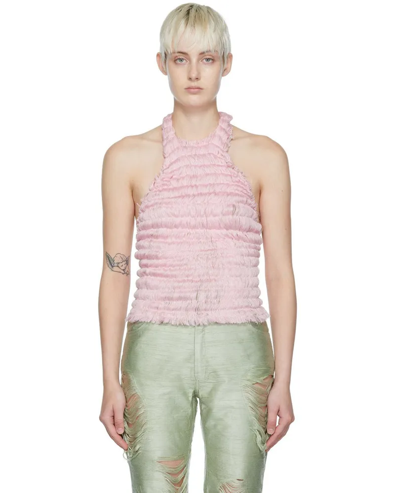 Constança Entrudo Pink Polyester Tank Top Baby