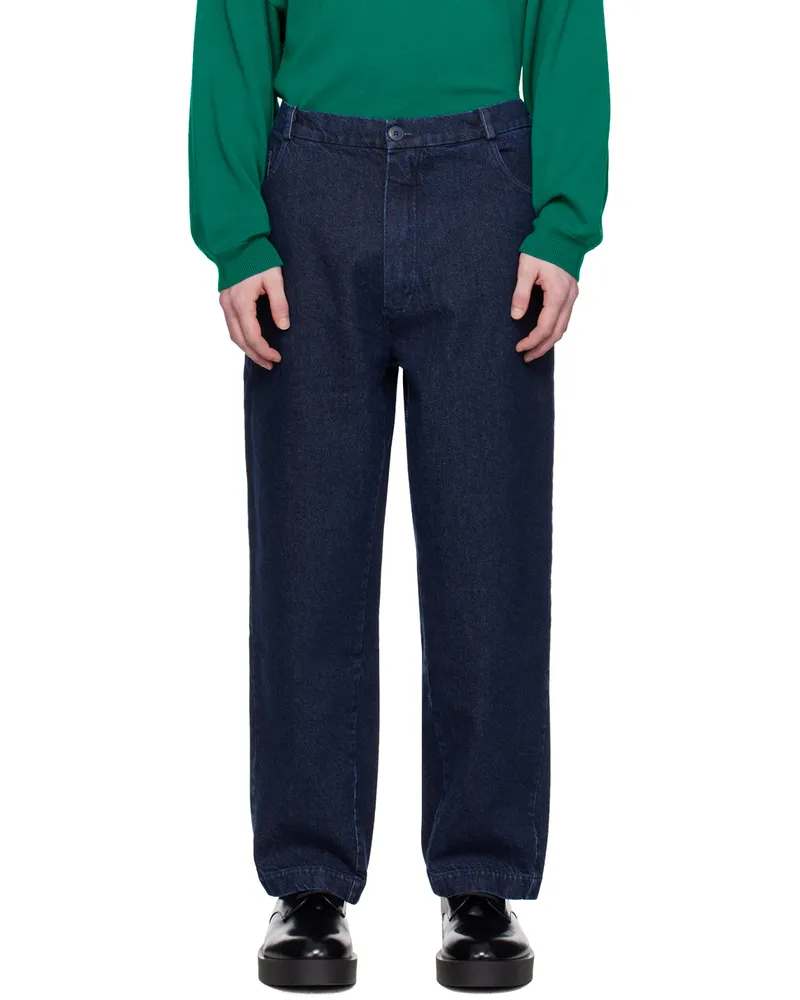 CORDERA Blue Straight Jeans Indigo