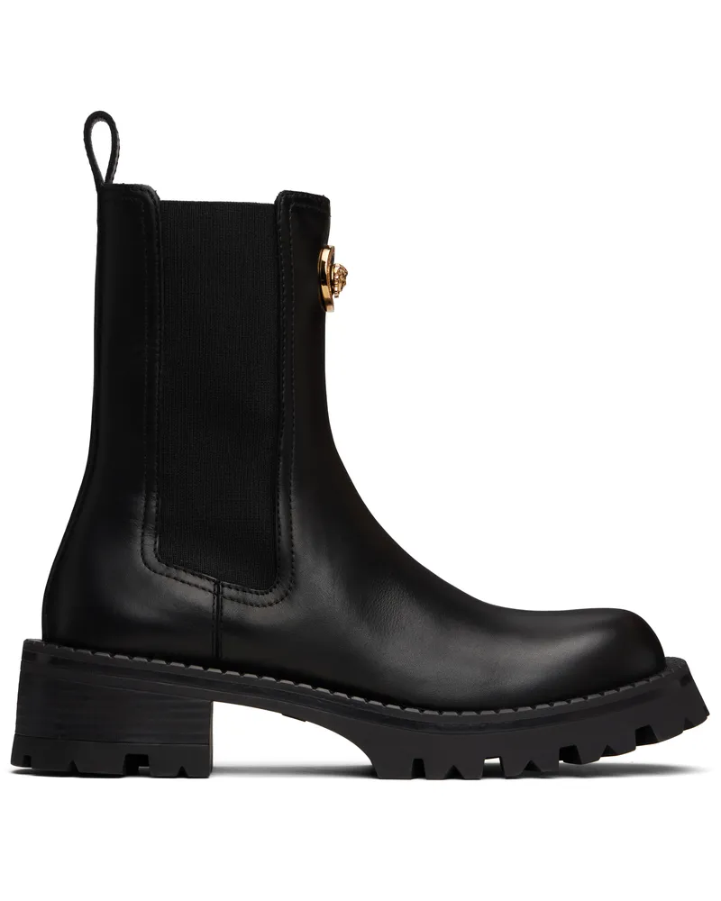 Versace Black Alia 35 mm Chelsea Boots 1b00v-black-versace