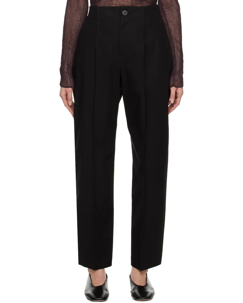 Issey Miyake Black Pedestal Trousers 15