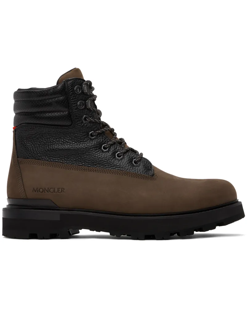 Moncler Brown Peka Boots 250