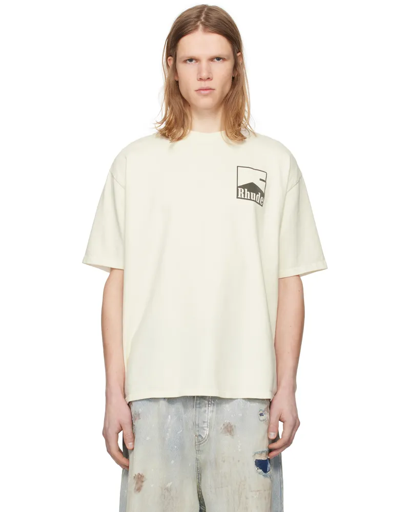 RHUDE Off-White Chevron T-shirt Vtg