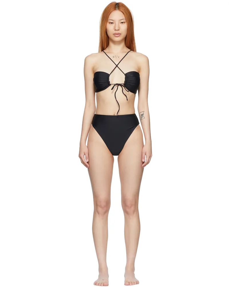 JADE SWIM Black Livi & Incline Bikini Black