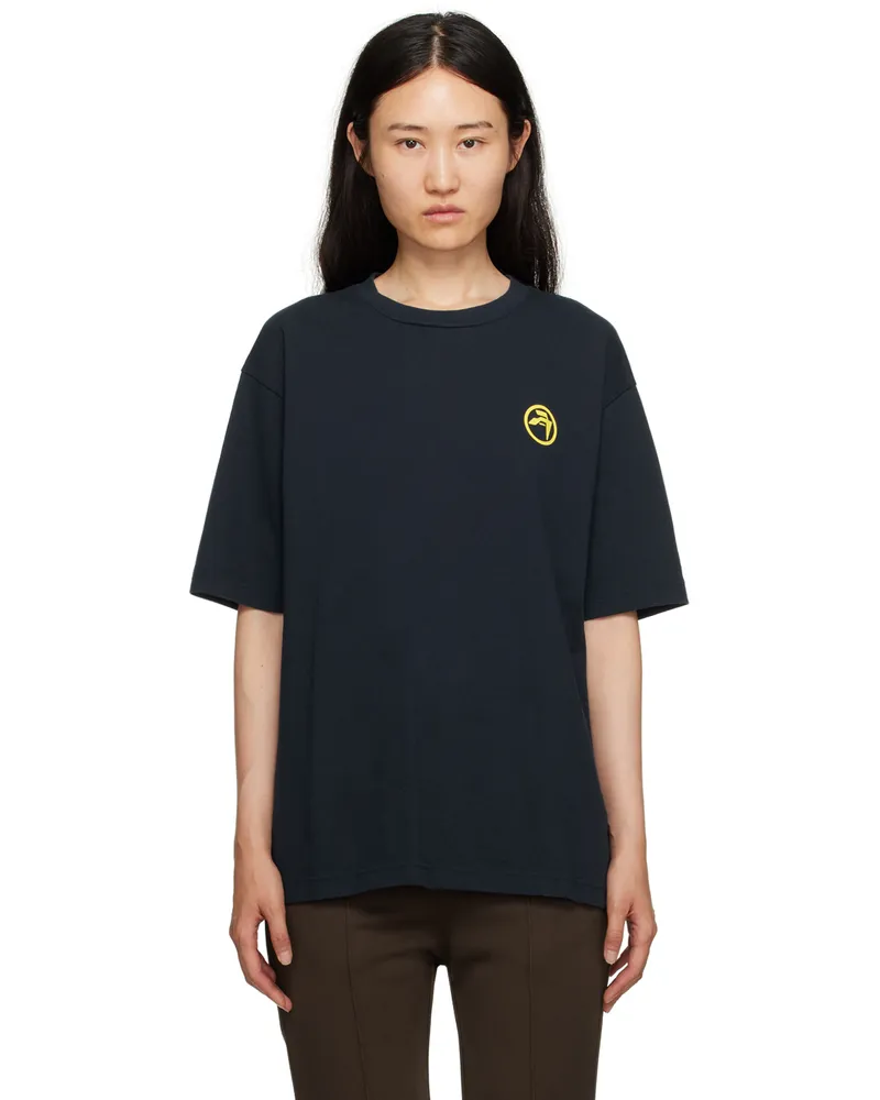 AMBUSH Navy Graphic T-Shirt Salute
