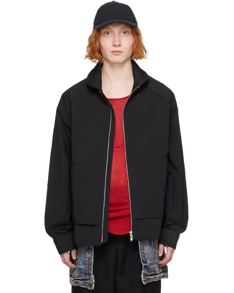JUUN.J Black High Neck Jacket 5