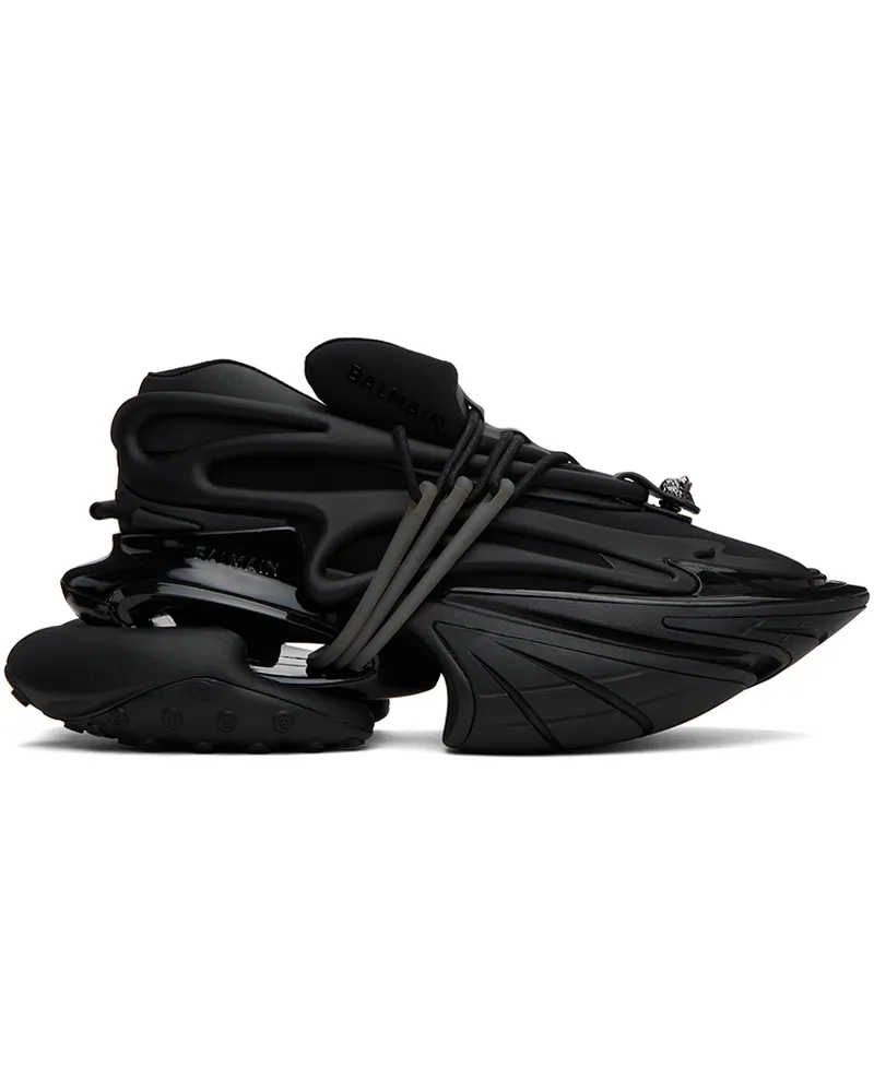 Balmain Black Unicorn Sneakers 0pa
