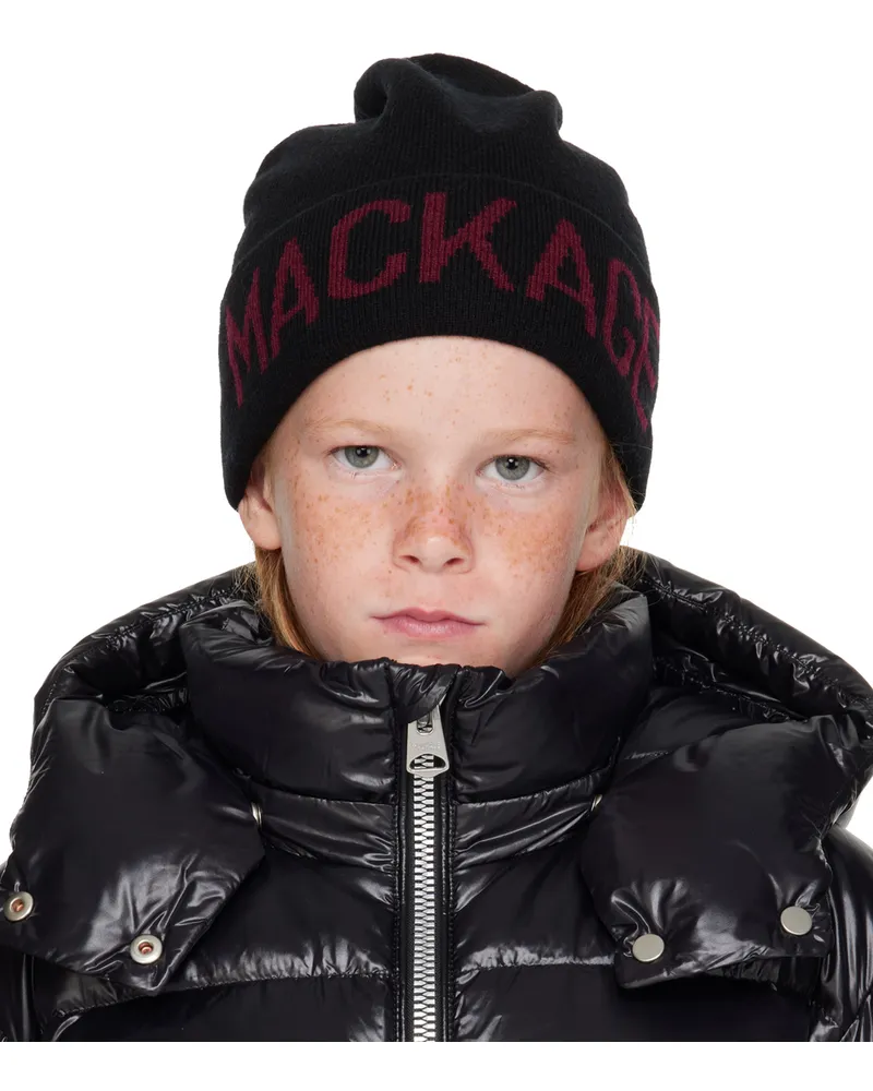 Mackage Kids Black Kiko Beanie Black-garnet