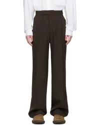 FRANKIE Shop Brown Beo Trousers Dark