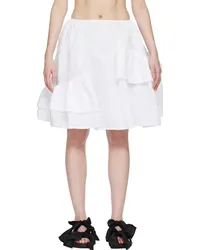 Cecilie Bahnsen White Vanilla Miniskirt White