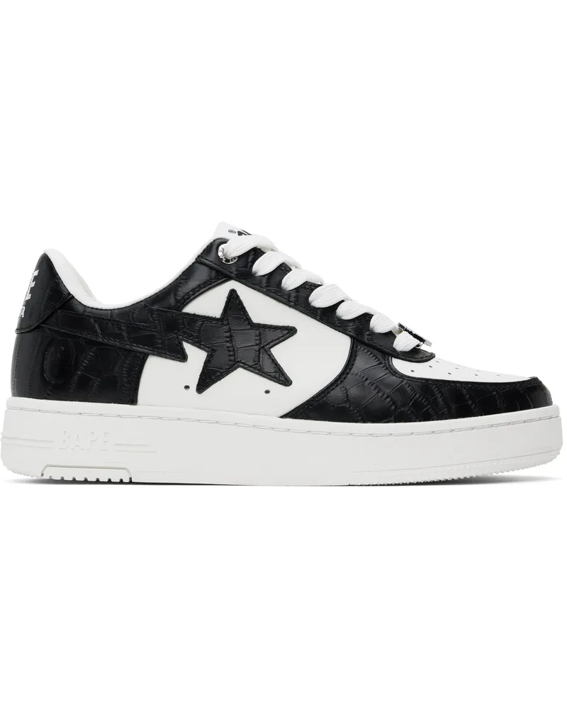 BAPE Black & White 'BAPE' STA #3 Sneakers Black