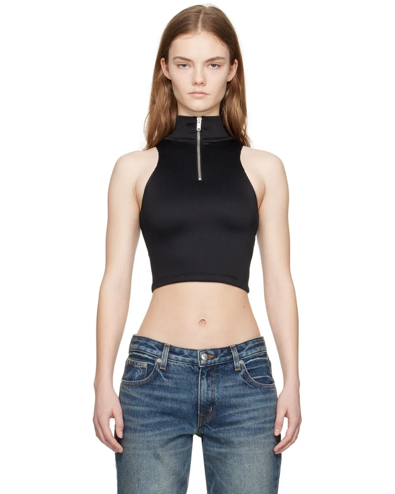 RHUDE SSENSE Exclusive Black Tank Top 0372