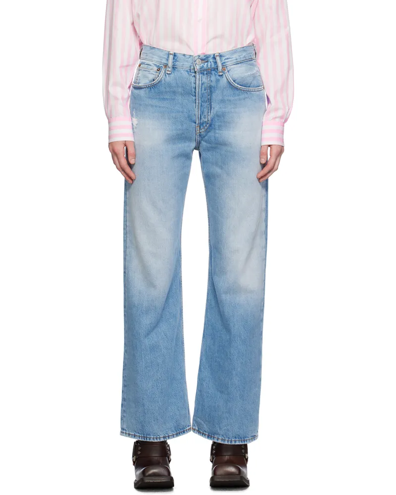 Acne Studios Blue Loose-Fit Jeans Light