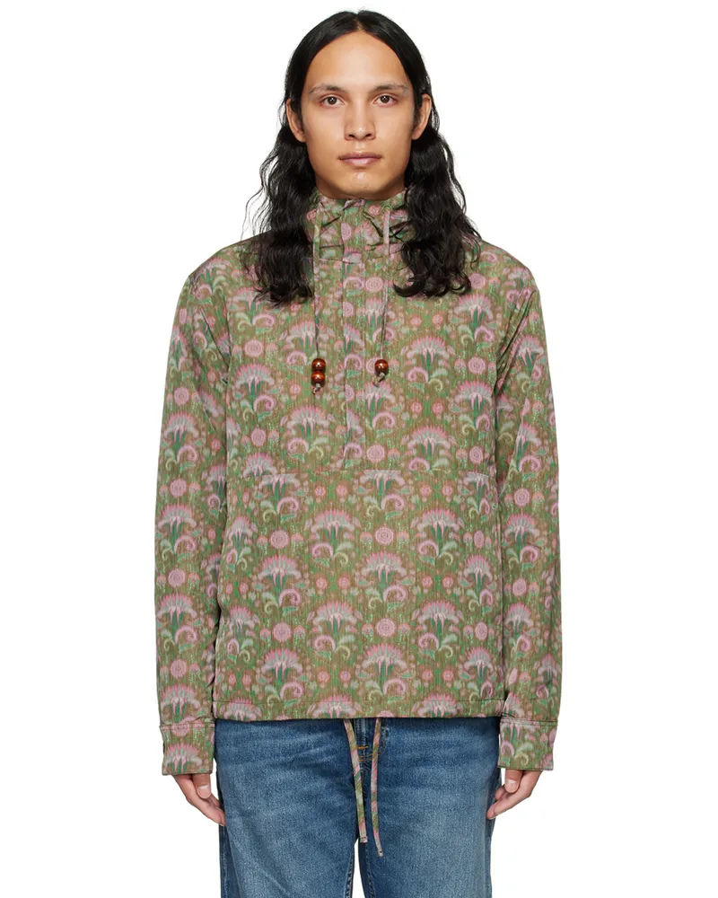 Soulland Green Mario Anorak Jacket Green
