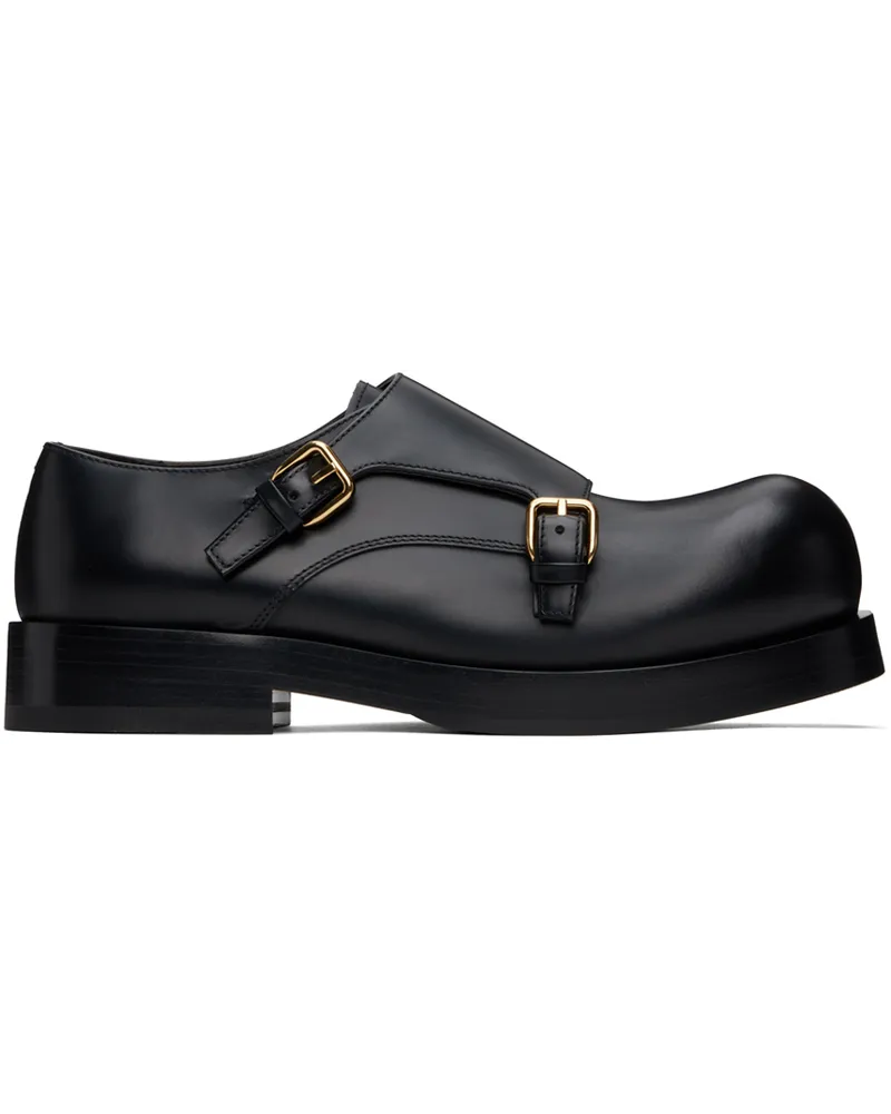 Bottega Veneta Black Helium Monkstraps Black