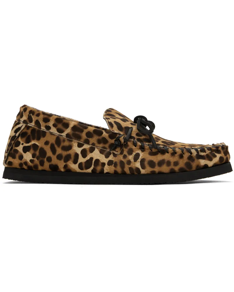 Isabel Marant Tan & Brown Fitzo Loafers 99le