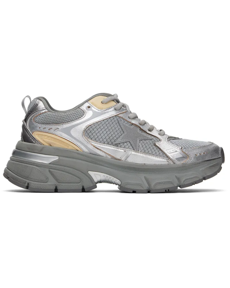 Golden Goose Silver Lightstar Sneakers 70138