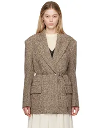 Acne Studios Brown Single-Breasted Blazer Afq