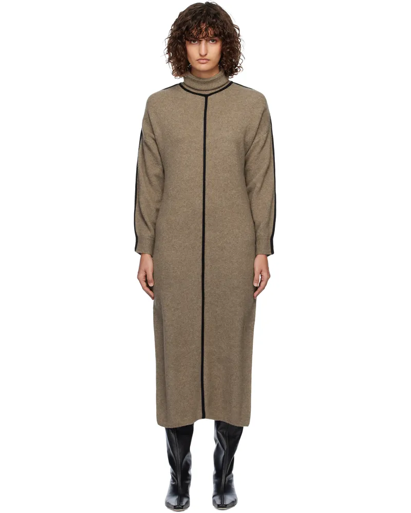 STAUD Brown Apres Midi Dress Msbk