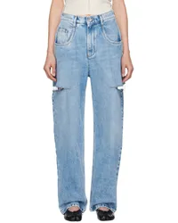 Maison Margiela Blue Slash Jeans Denim