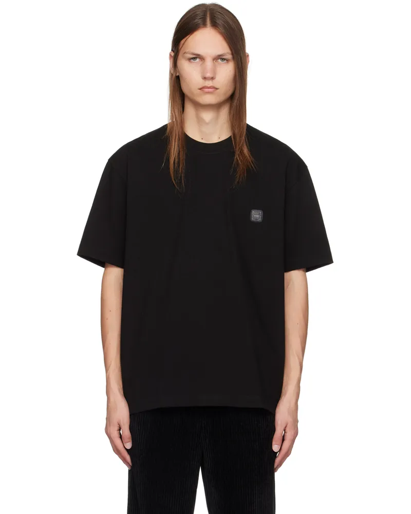 SOLID HOMME Black 'Quantum' T-Shirt 720b