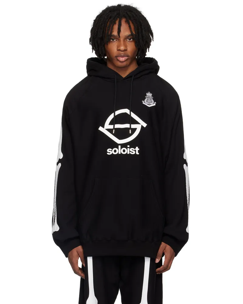 TheSoloIst Black Bone Type02 Hoodie Black