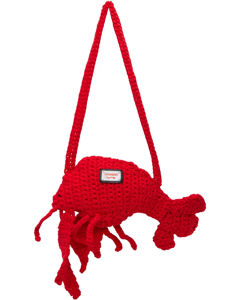 Charles Jeffrey Loverboy Red Lobster Bag Red