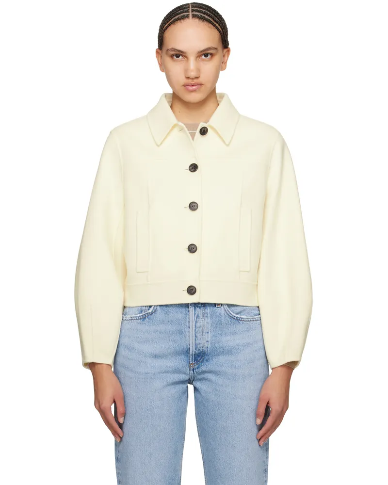 Mackage Beige Lali Jacket Cream