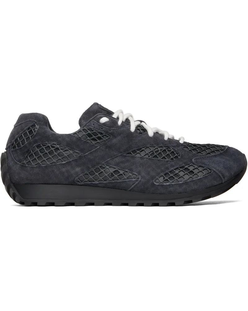 Bottega Veneta Navy Orbit Sneakers Shadow