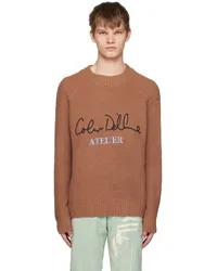 KidSuper Brown Colm Dillane Signature Sweater Hazelnut