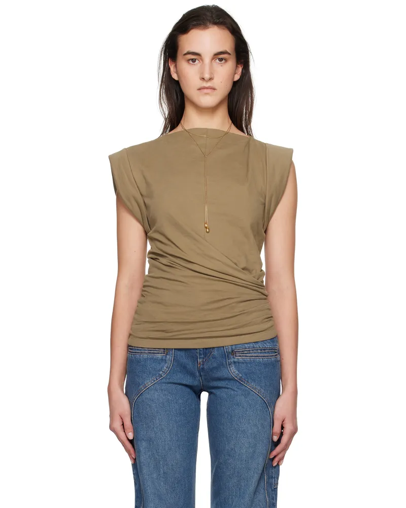 Isabel Marant Khaki Maisan T-shirt Light