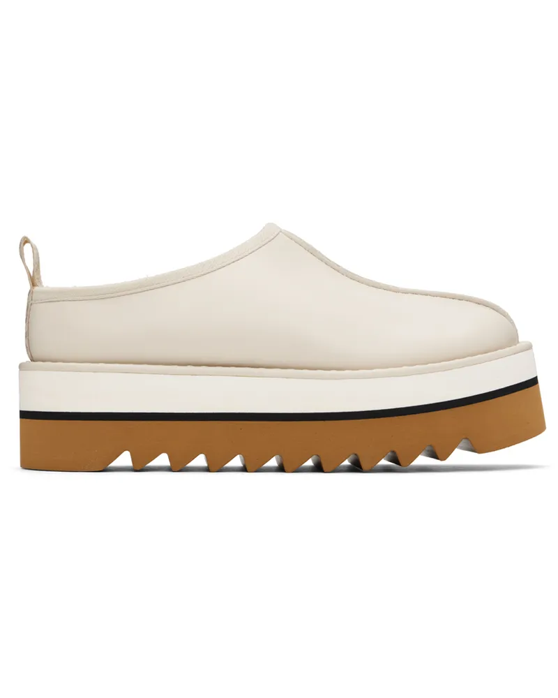 Stella McCartney Off-White Sneak-Elyse Platform Slippers 9050