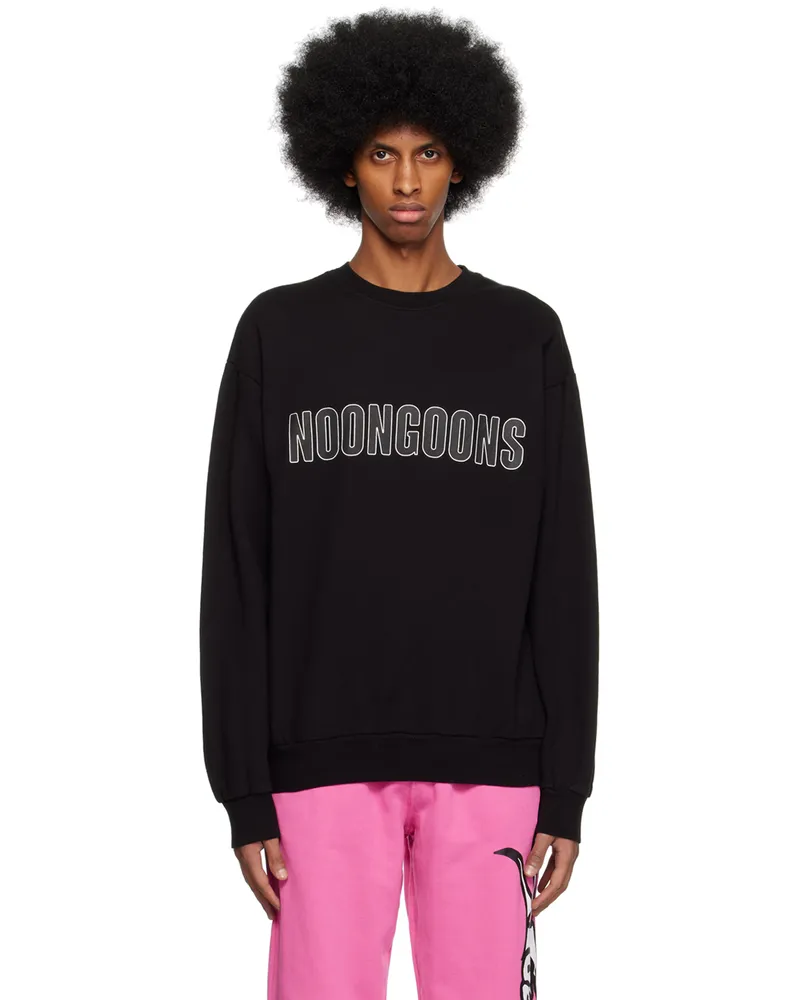 Noon Goons Black Spellout Sweatshirt Black