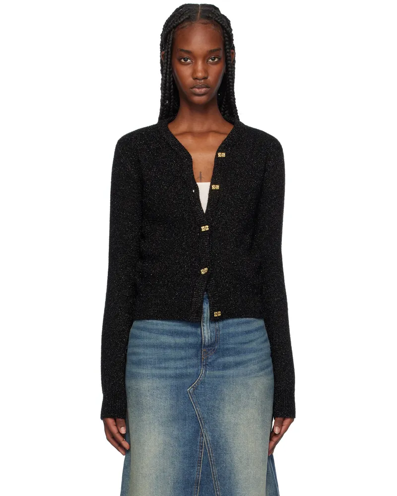 Ganni Black Sparkle Cardigan 099
