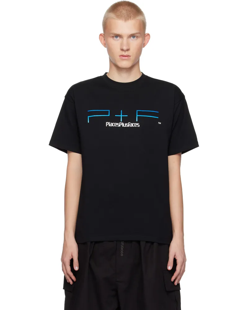 PLACES+FACES Black Placestation 2 T-shirt Black