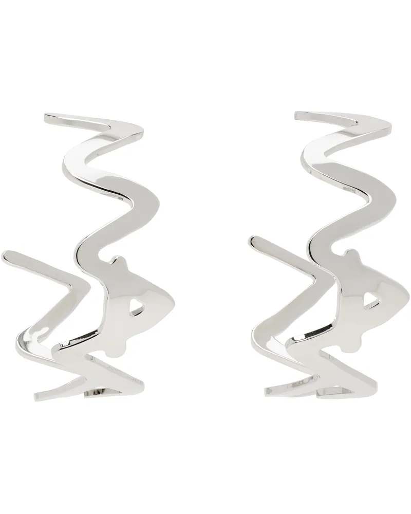 Marni Silver 'Marni' Symbol Earrings 00n29