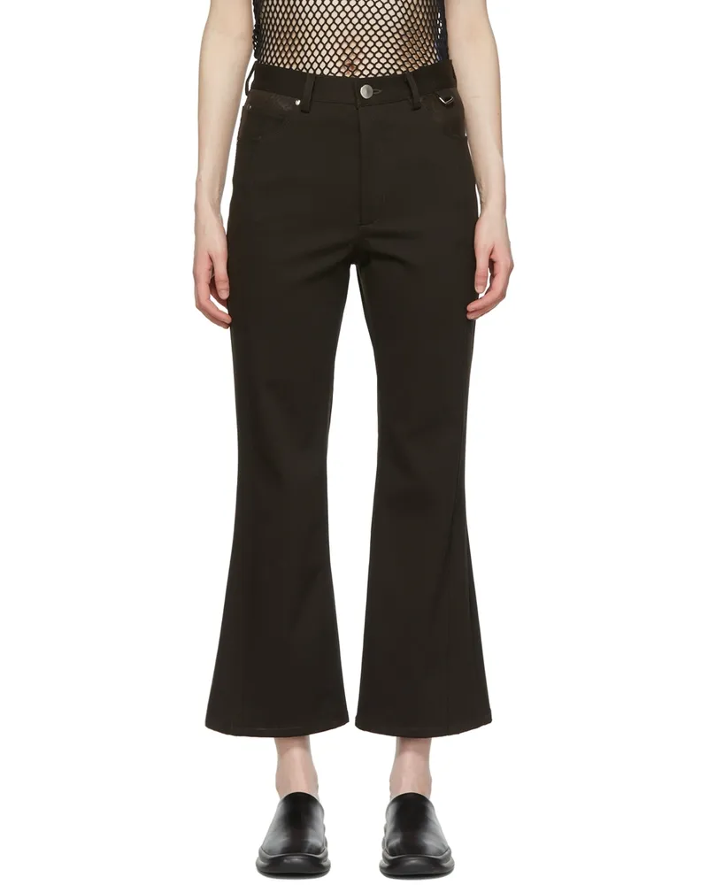Maiden Name SSENSE Exclusive Brown Brea Jeans Chocolate
