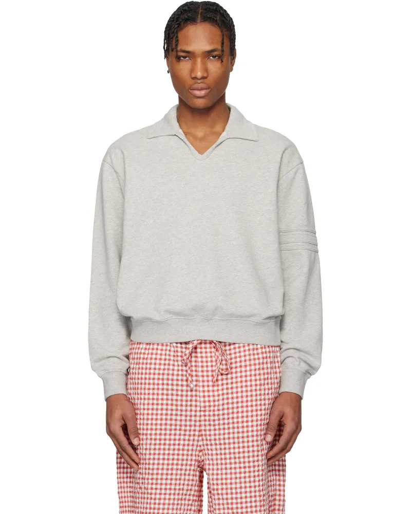 BODE Gray Crew Polo Grey