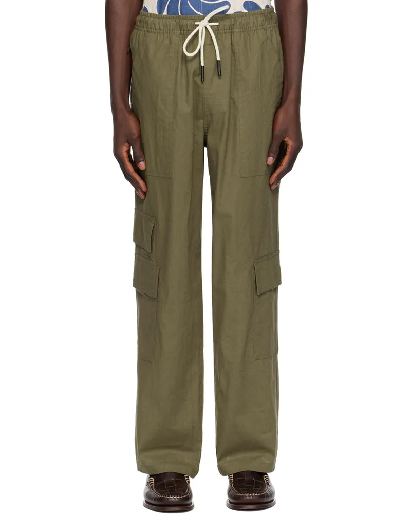 OAS Khaki Drawstring Cargo Pants Army